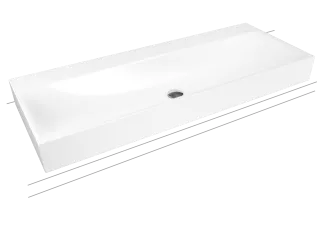 SILENIO AUFSATZWASCHTISCH (RANDHÖHE 120 MM)