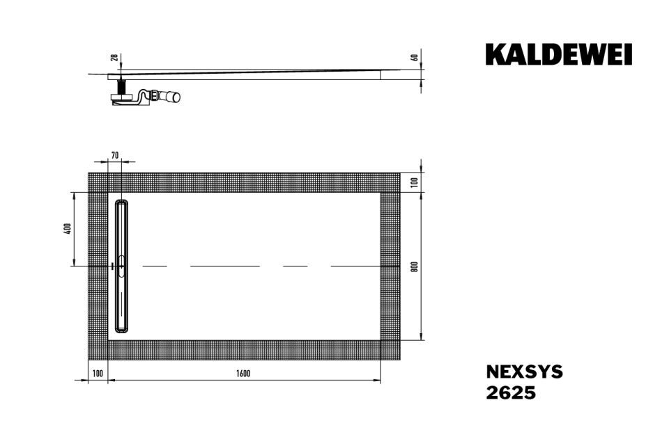NEXSYS Duschfläche