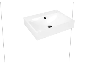 SILENIO WANDWASCHTISCH, Mod.3044 600x460mm, cool grey 90, Perl-Effekt, Antidröhn ohne Überlauf