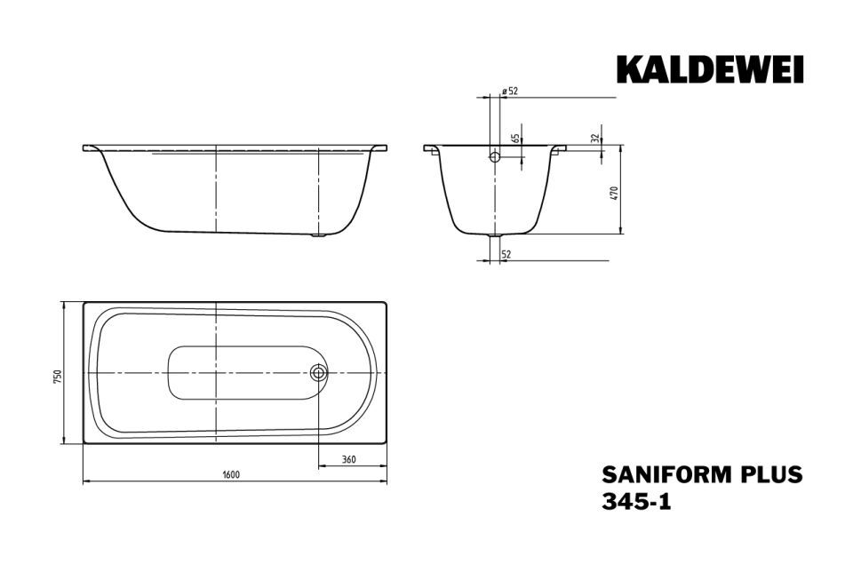 SANIFORM PLUS STAR Badewanne