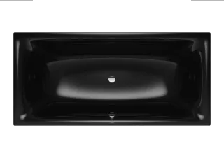 Badewanne SILENIO, Mod.678 1900x900mm schwarz, mit Griffloch, Vollantislip