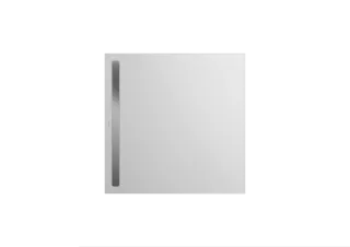 Duschfläche Duschflächensystem NEXSYS, Mod.2610 800x800mm, manhattan, m. vormontiertem Dichtsystem u. EPS-Träger