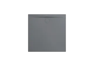 Duschfläche SUPERPLAN ZERO MIT WANNENTRÄGER EXTRAFLACH, Mod.1510-5 700x700mm, cool grey 70