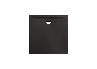 Duschfläche SUPERPLAN ZERO MIT WANNENTRÄGER EXTRAFLACH, Mod.1510-5 700x700mm, warm grey 90