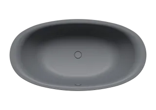 Badewanne ELLIPSO DUO OVAL, Mod.232 1900x1000mm cool grey 70,