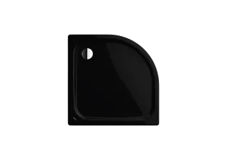 Duschfläche ZIRKON, Mod.606-1 1000x1000mm, schwarz, Perl-Effekt
