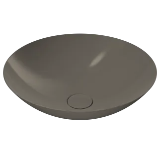 AVELLINO WASCHTISCH-SCHALE, Mod.3205 d:450mm, warm grey 60, Perl-Effekt, ohne Überlauf