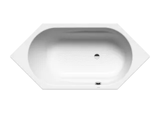 Badewanne VAIO 6, Mod.958 1900x900mm schwarz, Sonderüberlauf, Vollantislip, Perl-Effekt