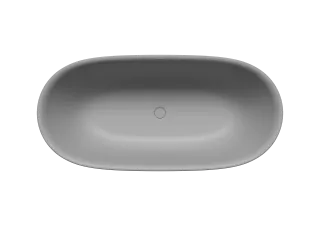 Badewanne MEISTERSTÜCK OYO DUO, Mod.1050 1630x770mm cool grey 30, ohne Überlauf, n. DIN 4109,VDI 4100 SST III, SIA 181, KA4035