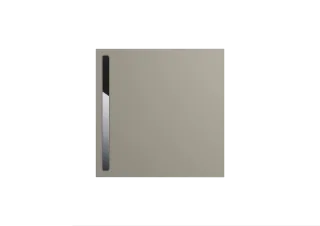 Duschfläche Duschflächensystem NEXSYS, Mod.2612 900x900mm, warm grey 50, m. vormontiertem Dichtsystem u. EPS-Träger
