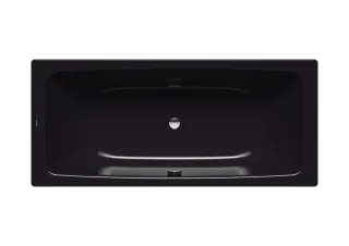 Badewanne CAYONO DUO, Mod.725 1800x800mm schwarz, mit Griffloch, Perl-Effekt