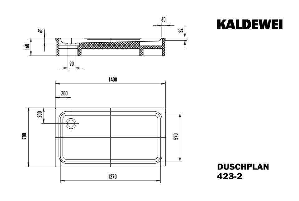 DUSCHPLAN Duschfläche
