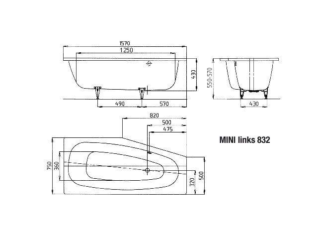 MINI LINKS Badewanne