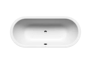 Badewanne CLASSIC DUO OVAL, Mod.111 1800x800mm alpinweiß, mit Griffloch, Vollantislip