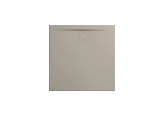 Duschfläche SUPERPLAN ZERO MIT WANNENTRÄGER EXTRAFLACH, Mod.1510-5 700x700mm, warm grey 30