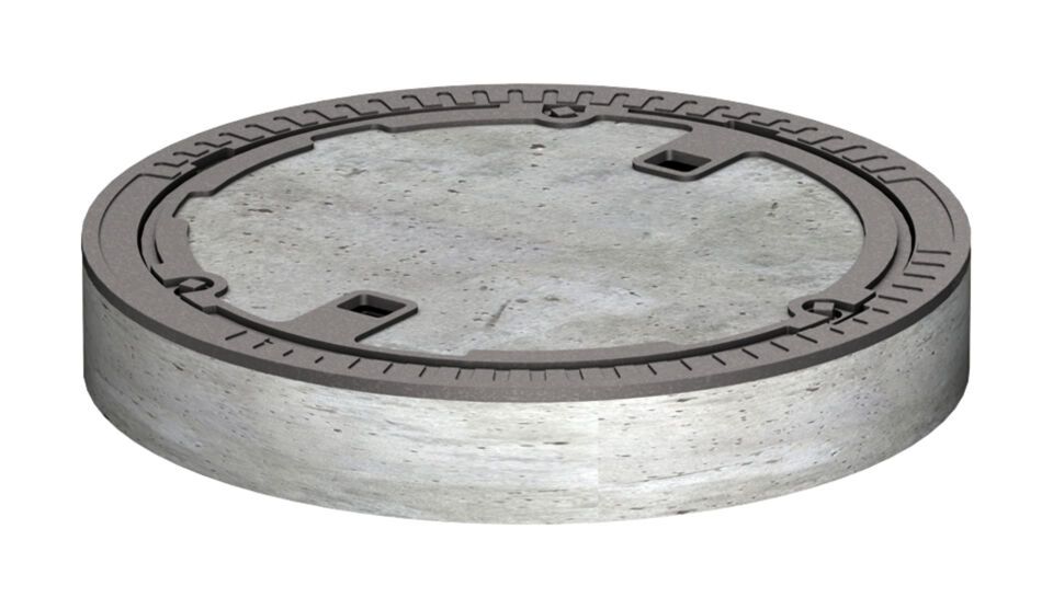 ACO Schachtabdeck. LW600,B125