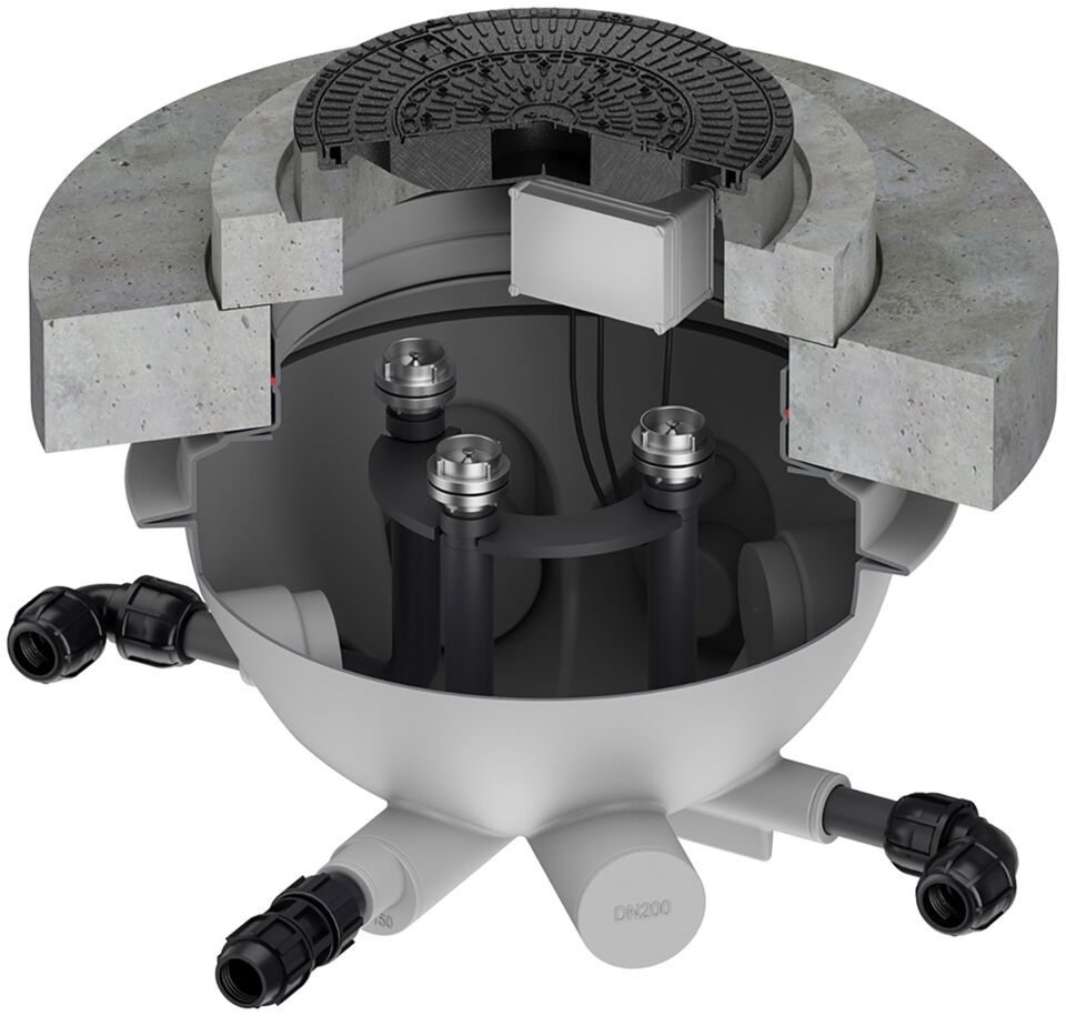 ACO Entsorgungsschacht Kl. D400