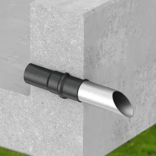 Notentwässerung für umschlossene Balkone | © ACO Haustechnik