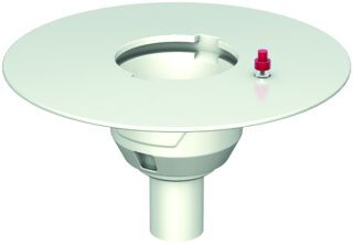 ACO Bodenablauf Passavant DN50 90 Grad/1,0l/s/Klebefl./ohne WS/epoxiert