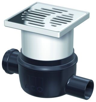 ACO Easy-Flow Bodenablauf DN50/150x150/1,5 Grad/1,0l/s