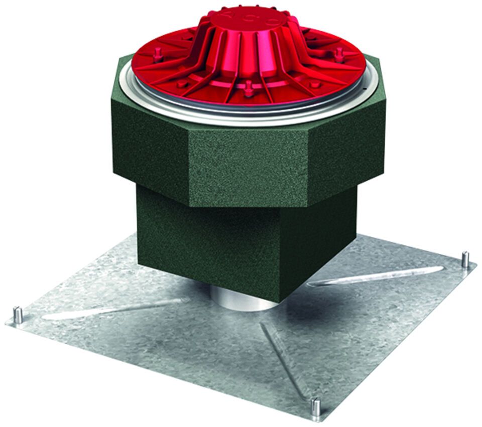 ACO Flachdachablauf Jet V2A DN70/90Grad