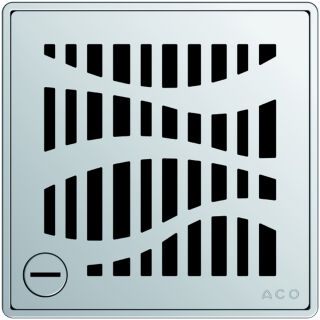 ACO ShowerDrain Rost 140x140/ Forest/ V2A/ K3/verriegelt
