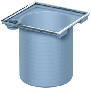 ACO Easyflow Aufsatzstück ABS 149x149mm K3 Rahmen Edelstahl