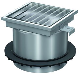 ACO Aufsatzstück 200x200/ M125/ V2A