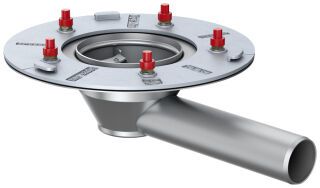 ACO Balkonablauf DN50/1,5 DN50/V2A/ 1,5 Grad