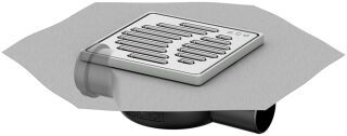 ACO Sanitärablauf Easyflow+ DN50/150x150