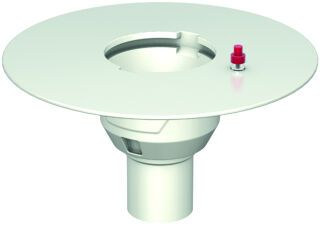 ACO Bodenablauf Passavant DN70 90 Grad/2,0l/s/Klebefl./ohne WS/epoxiert