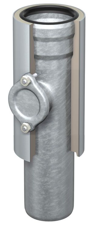 ACO Verbund-Reinigungsr. GM-X DN100x510/ überstehender RÖ