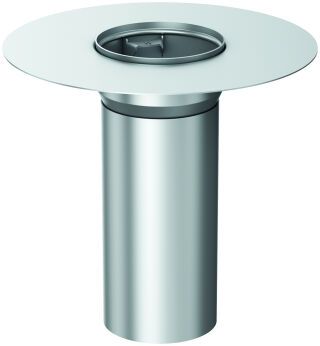 ACO Balkondirektablauf DN100/Höhe300 mm/V2A/Klebeflansch/Glocke