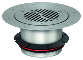 ACO Aufsatzstück Variant-CR V2A/Klemmring/Schlitzrost verschraubt