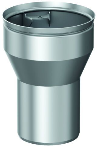 ACO Balkondirektablauf DN100/Höhe 200 mm/V2A/ohne Klebeflansch