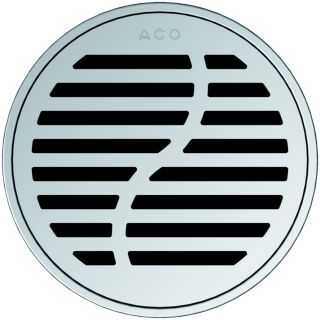 ACO ShowerDrain Rost D127,2 Wave Edelstahl K3