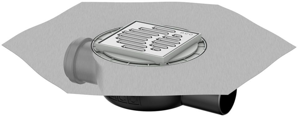 ACO Sanitärablauf Easyflow+ DN50/100x100