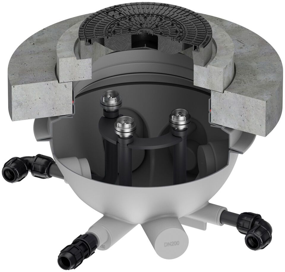 ACO Entsorgungsschacht Kl. D400 DN65