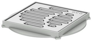 ACO Sanitärablauf Easyflow+ Rahmen und Rost/100x100/K3