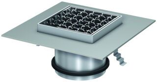 ACO Aufsatzstück 150x150/ M125/ V2A/ rutschh.