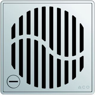 ACO ShowerDrain Rost 140x140/ Wave/ V2A/ K3