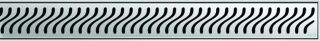 ACO ShowerDrain Rost/grating 1000x80/ Flag/ V2A/ K3