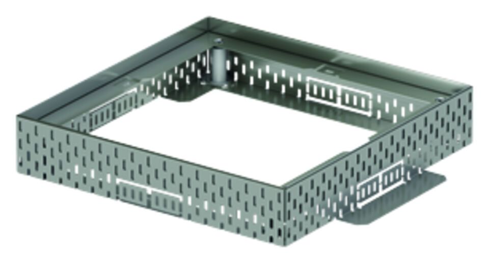 ACO Profiline 50x50cm Aufsatz für Dachabläufe H5,5-7,8cm V2A