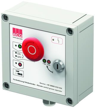 ACO Fernbedienung zu Multi-Control Fettabscheider-Steuerung