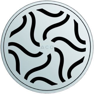 ACO ShowerDrain Rost D127,2 Hawaii Edelstahl K3