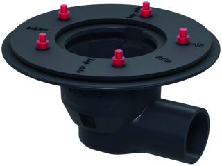 ACO Bodenablauf Passavant DN70 1,5Grad/1,6l/s/Pressfl./ohne WS/Anstrich