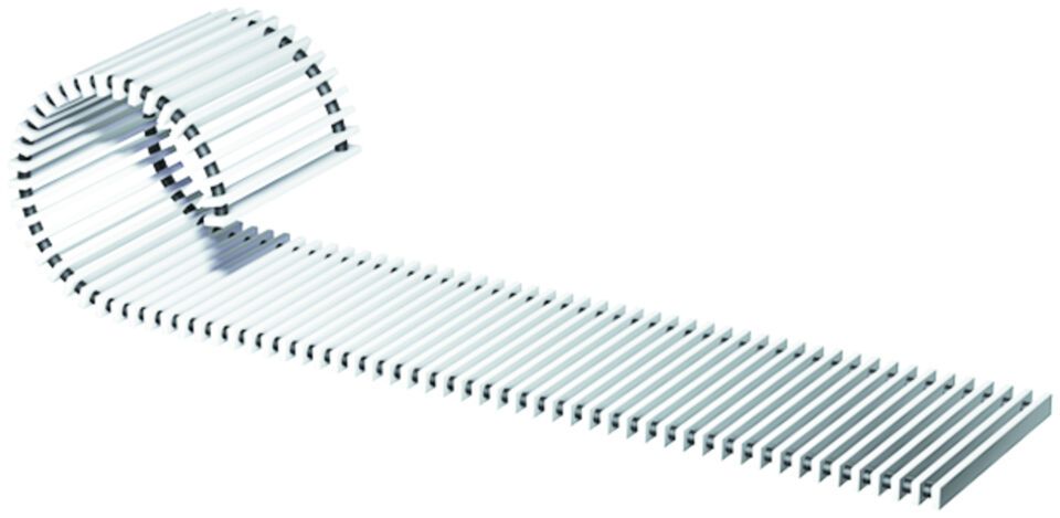 ACO Rollrost Hygiene weiß