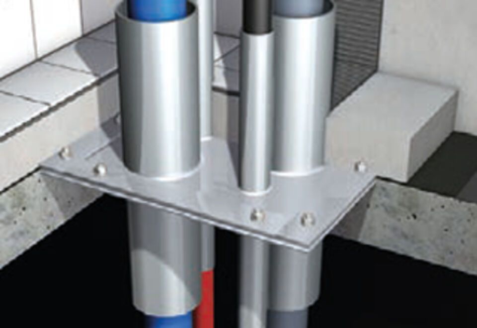 ACO Rohrdurchführung VA