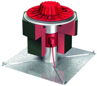 ACO Flachdachablauf Jet V2A DN70/90Grad 1-tlg/ohne Kiesf.Brandsch.Heizu.Schaumgl