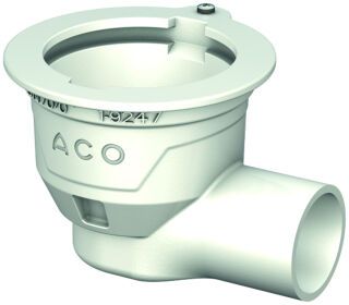 ACO Bodenablauf Passavant DN70 1,5 Grad/1,6l/s/Halter./ohne WS/epoxiert